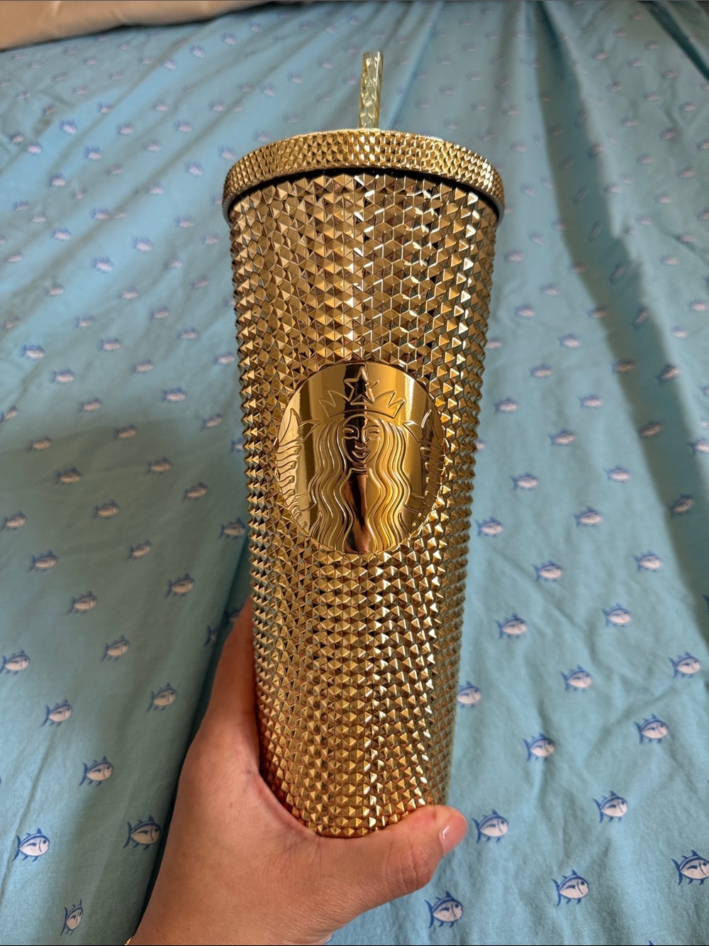 Starbucks limited edition Gold tumbler